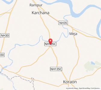 Map of Khondar, Uttar Pradesh