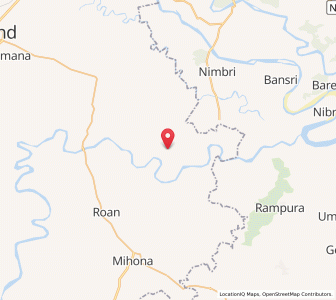 Map of Khoran, Madhya Pradesh