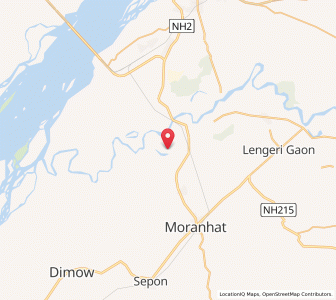 Map of Khowang, Assam