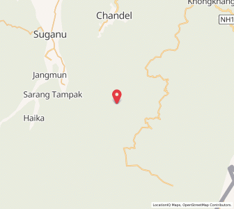 Map of Khubung Khulen, Manipur
