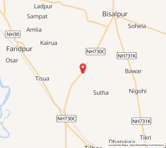 Map of Khudaganj, Uttar Pradesh