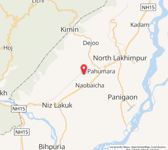 Map of Khuiarpom, Assam