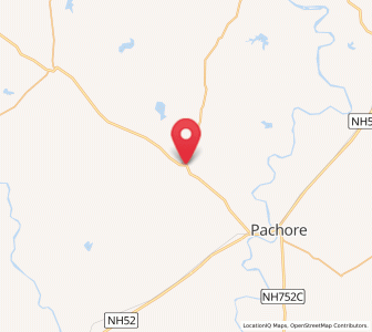 Map of Khujner, Madhya Pradesh