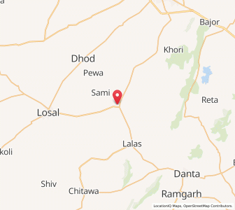 Map of Khur, Rajasthan