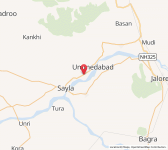 Map of Khural, Rajasthan