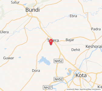 Map of Khurar, Rajasthan