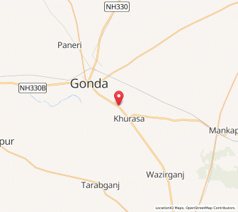 Map of Khurasa, Uttar Pradesh