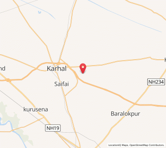 Map of Khushalpur, Uttar Pradesh