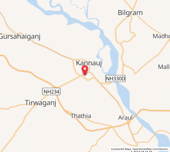 Map of Khustia, Uttar Pradesh