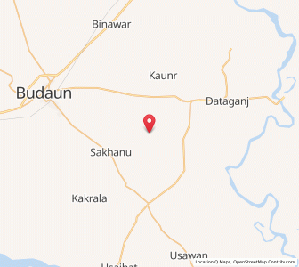 Map of Khutian, Uttar Pradesh