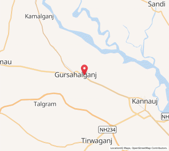 Map of Khyoraj Purwa, Uttar Pradesh