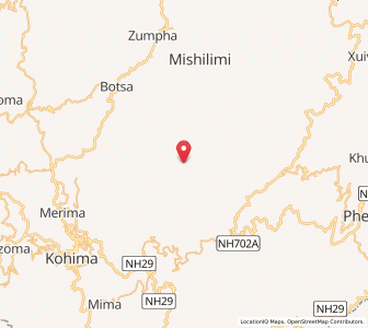 Map of Kidzematuma, Nagaland