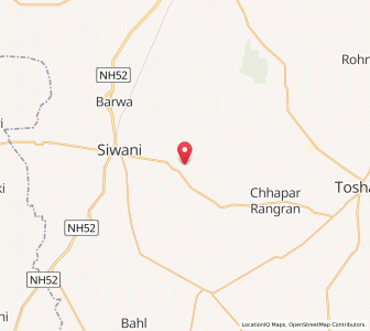 Map of Kikra Dhani, Haryana