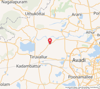 Map of Kilanu, Tamil Nadu