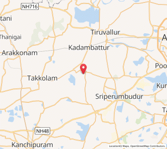 Map of Kilcheri, Tamil Nadu