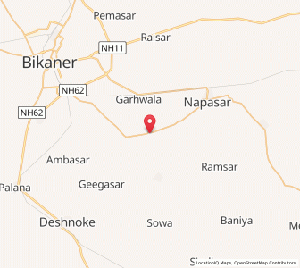 Map of Kilehu, Rajasthan