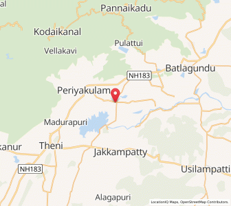 Map of Kilmangalam, Tamil Nadu
