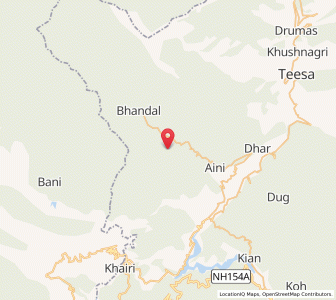 Map of Kilor, Himachal Pradesh