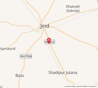 Map of Kinana, Haryana