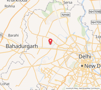 Map of Kirari Sulemannagar, Delhi