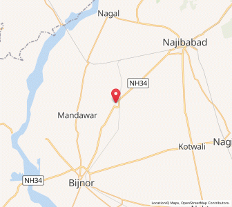 Map of Kiratpur, Punjab