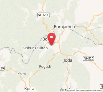 Map of Kiri Buru, Odisha