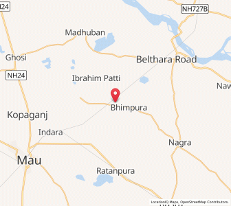 Map of Kiriharapur, Uttar Pradesh