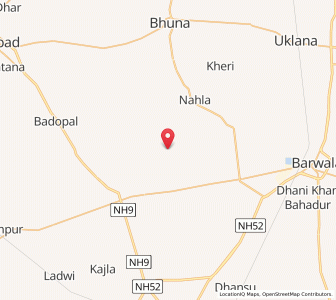 Map of Kirmara, Haryana