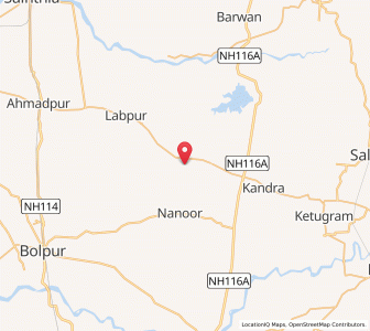 Map of Kirnahar, West Bengal