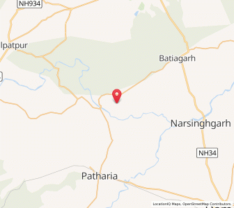 Map of Kirola, Madhya Pradesh
