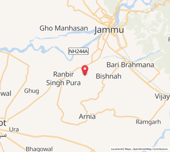 Map of Kirpind, Kashmir