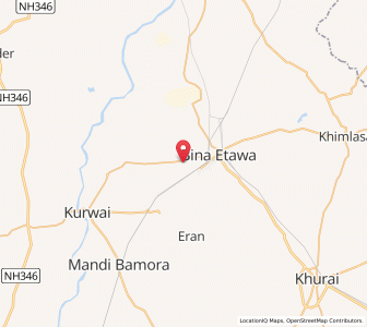 Map of Kirrawada, Madhya Pradesh
