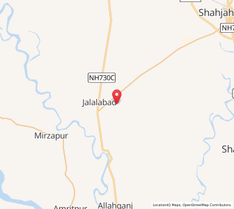 Map of Kisanan ki Nagaria, Uttar Pradesh