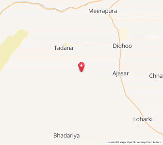 Map of Kishana ki Khejri, Rajasthan