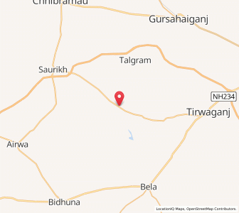 Map of Kishanpur Basant, Uttar Pradesh