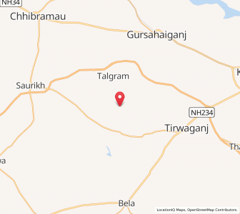 Map of Kistiapur, Uttar Pradesh