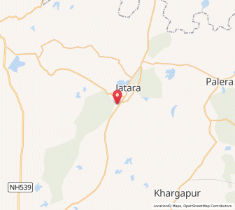 Map of Kitakhera, Madhya Pradesh