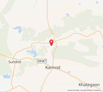 Map of Kitia, Madhya Pradesh