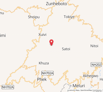 Map of Kivikhu, Nagaland
