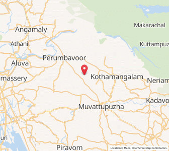 Map of Kizhillam, Kerala
