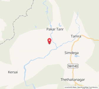 Map of Kochedega, Jharkhand