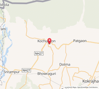 Map of Kochugaon, Assam