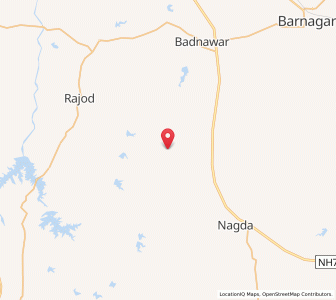 Map of Kod, Madhya Pradesh