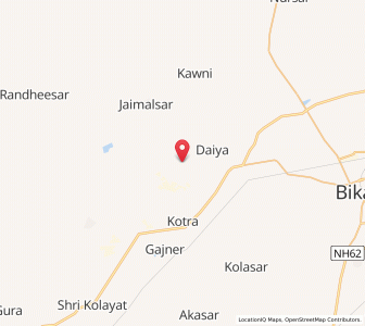 Map of Kodamdesar, Rajasthan