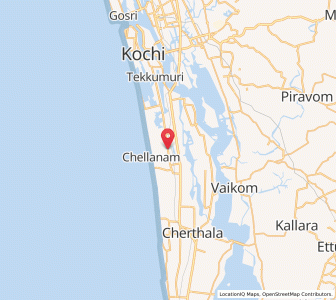 Map of Kodamthuruth, Kerala