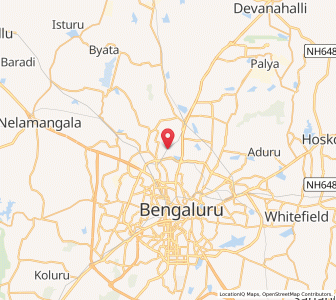 Map of Kodigehalli, Karnataka