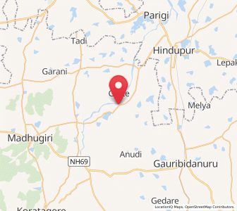 Map of Kodigenahalli, Karnataka
