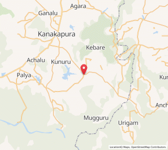 Map of Kodihalli, Karnataka