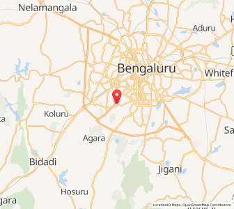 Map of Kodipur, Karnataka