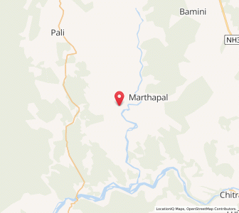 Map of Kodsanar, Chhattisgarh